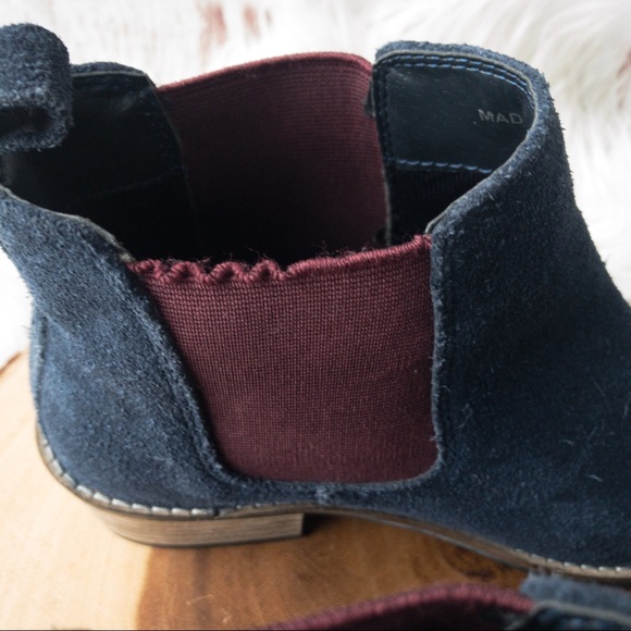 AMEN Heart and Sole Blue Suede Ankle Boots Women Size 4 - Picture 14 of 14